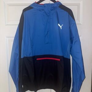 Puma training quarter zip with hood